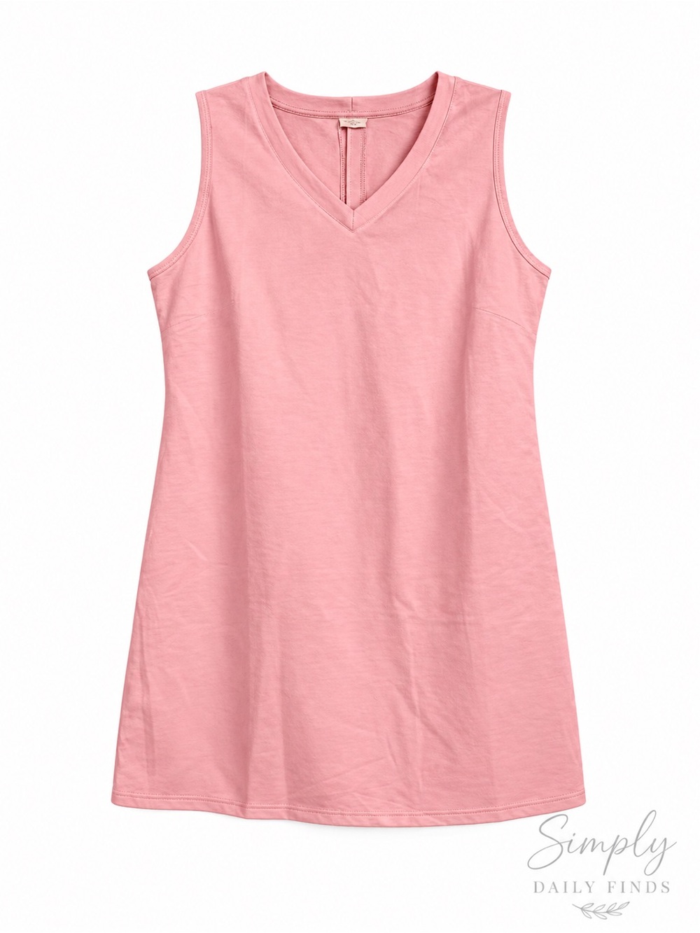 NWT BKRIVE Pink Sleeveless Shift Dress Medium